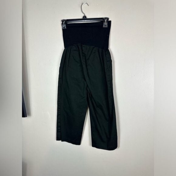 Motherhood maternity small. Black capri 14” waisit 5-1:2 rise  17-1:2 length - Picture 3 of 5